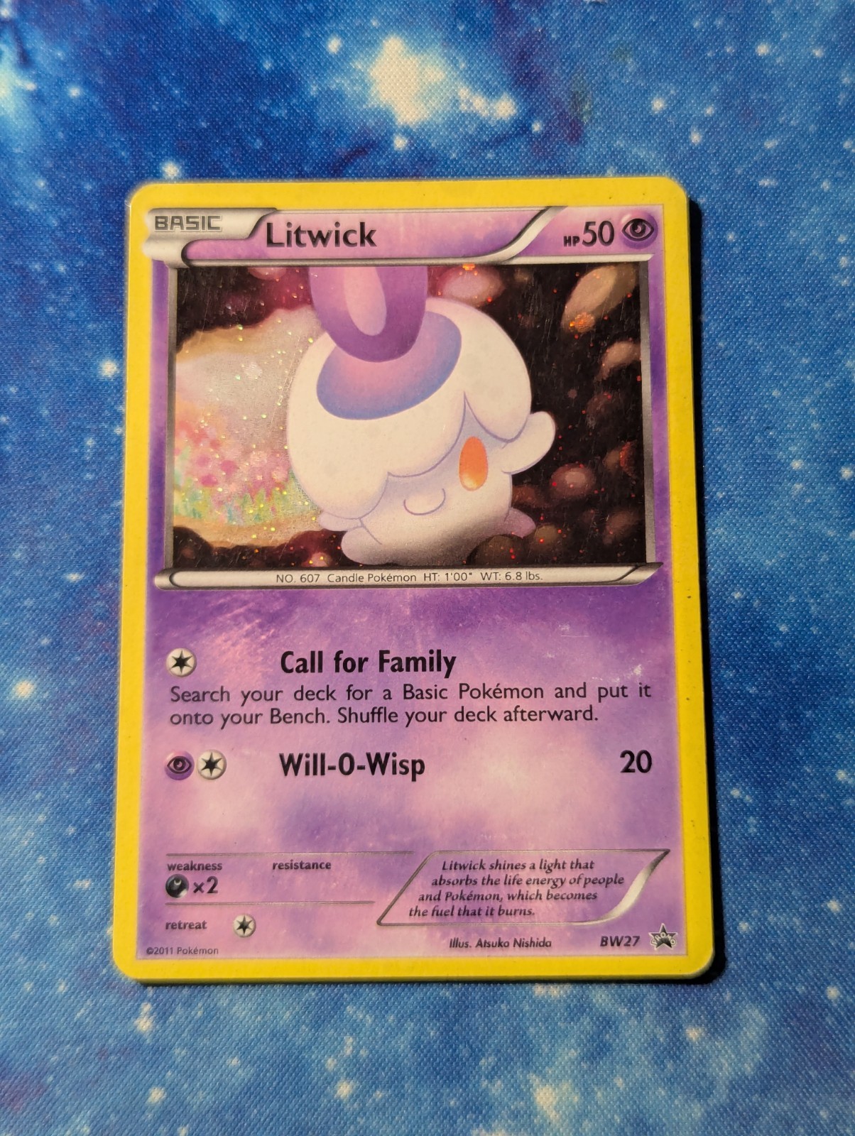 Pokemon TCG - Litwick (Holo), Black Star Promo BW27