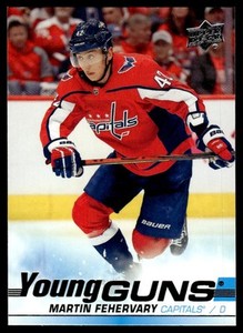 2019-20 UPPER DECK YOUNG GUNS Martin Fehervary Washington Capitals #236