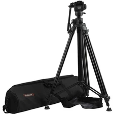 Ikan E-Image EG03FA3 Rising Column Tripod Kit GA230 and GH03F in Carrying Case