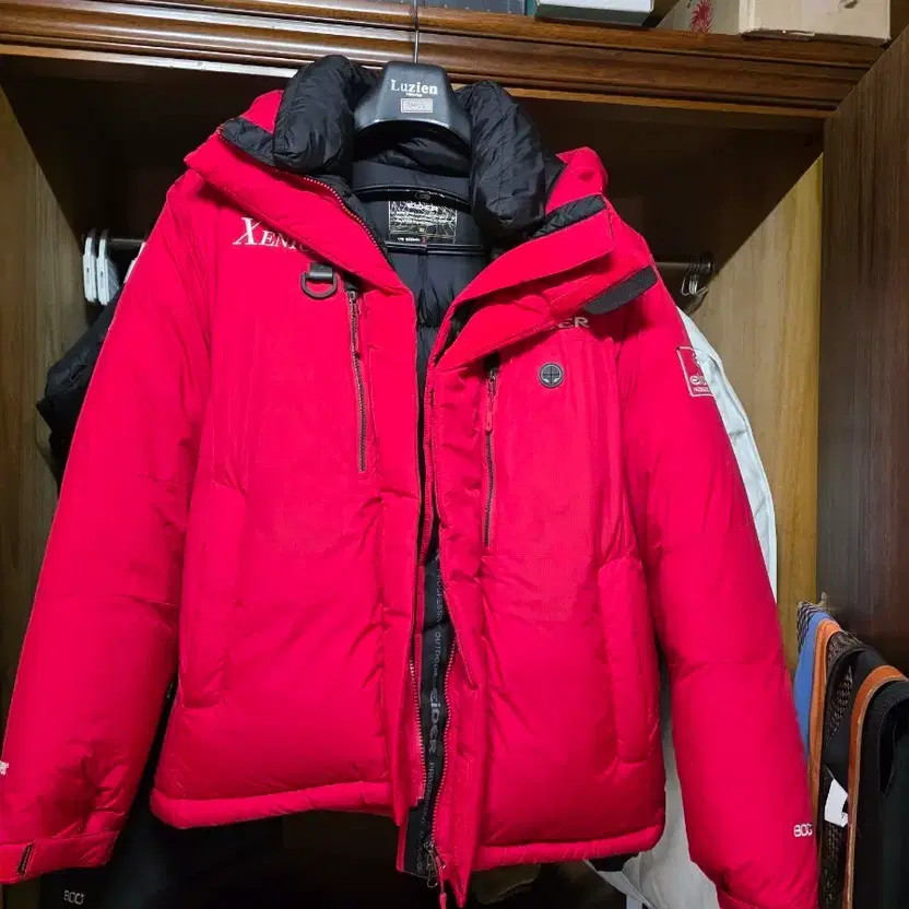 Eider Gaus Down Padding Jacket - Red, Large - image 8