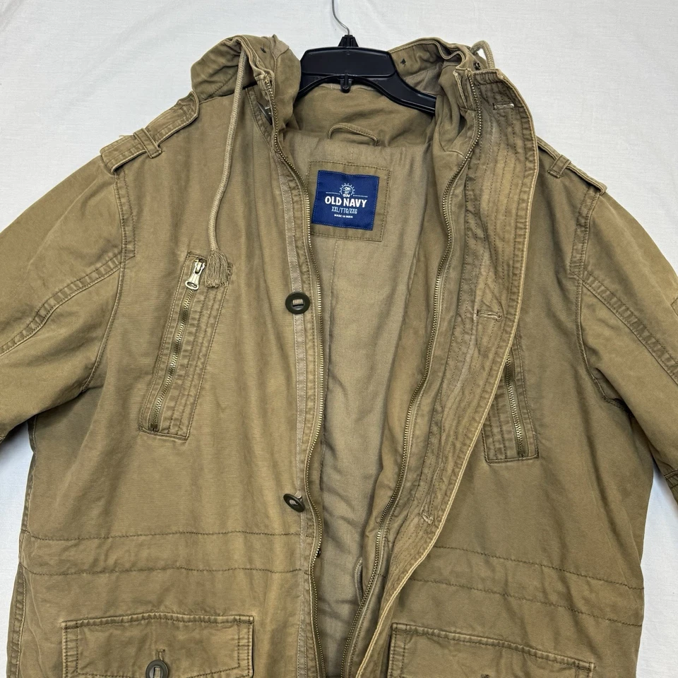 Chaqueta de snorkle Old Navy XXL de algodón Siox para hombre Foto 3 de 4