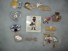 NURSES Pins 12 Different (all MINT)