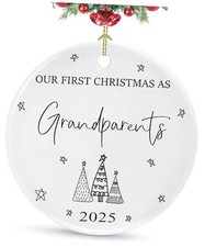 2025 Grandparents Christmas Ornament Decor-Our First 8-first-grandparents