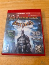 Batman Arkham Asylum Game of the Year Edition PS3 Greatest Hits GOTY Rocksteady