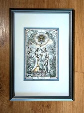Produktbild - Gerahmter Kunstdruck Roboter Tarot: The Lovers