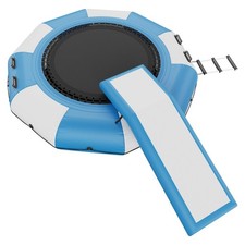 VEVOR Inflatable Water Bouncer, 10ft Recreational Water Trampoline, Portable Bou