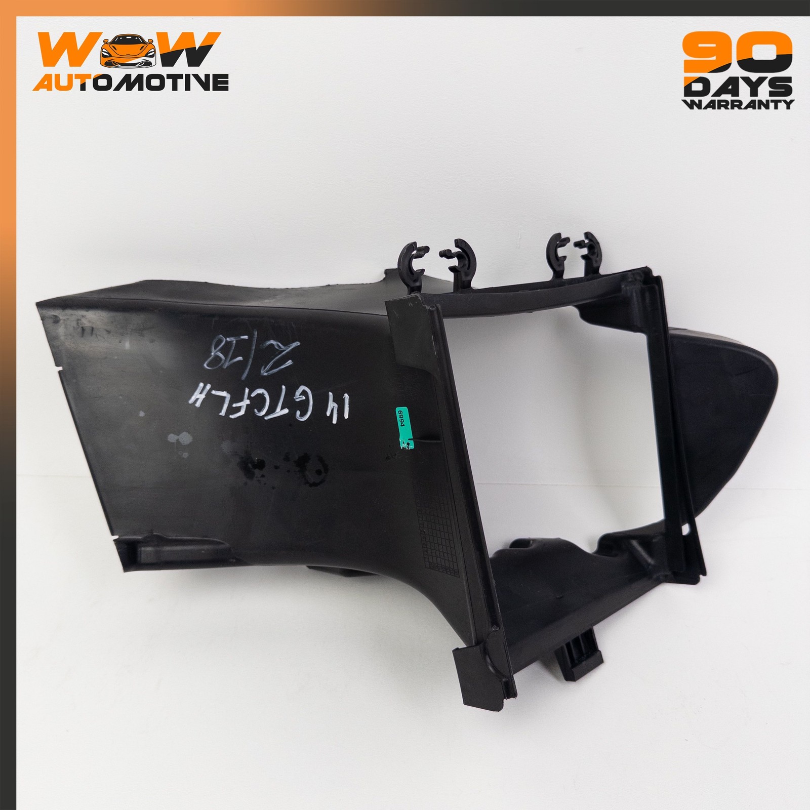 12-17 BENTLEY CONTINENTAL GT GTC FRONT LEFT INTERCOOLER AIR DUCT SHROUD OEM
