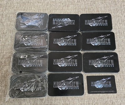 Rare Final Fantasy 7 Set Of (12) Remake Shinra Key Card Gamestop Bonus Square   