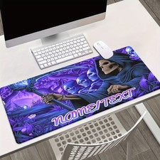 40 90cm1pc Custom Reaper Gaming Desk Mat - Gothic Horror Theme with Personalized