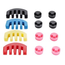 Rubber Violin Practice Mute Set 12 Pack for Violin Viola Round Claw Style