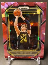 2022-23 Panini Prizm Pink Cracked Ice Prizm  #234 Walker Kessler RC