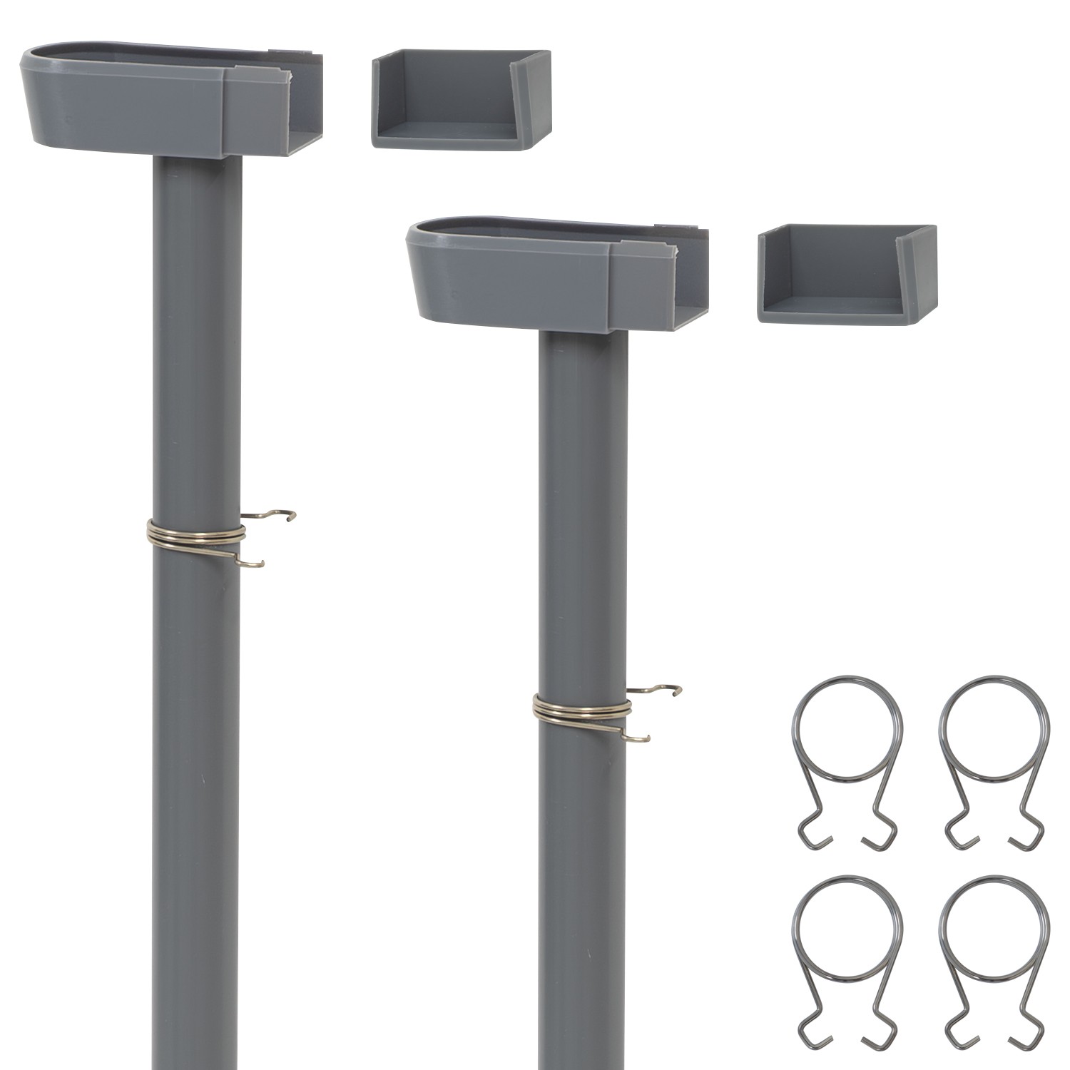 Greenhouse Downpipe Rainwater Kit 2pk – 35mm Guttering, Water Butt Diverter