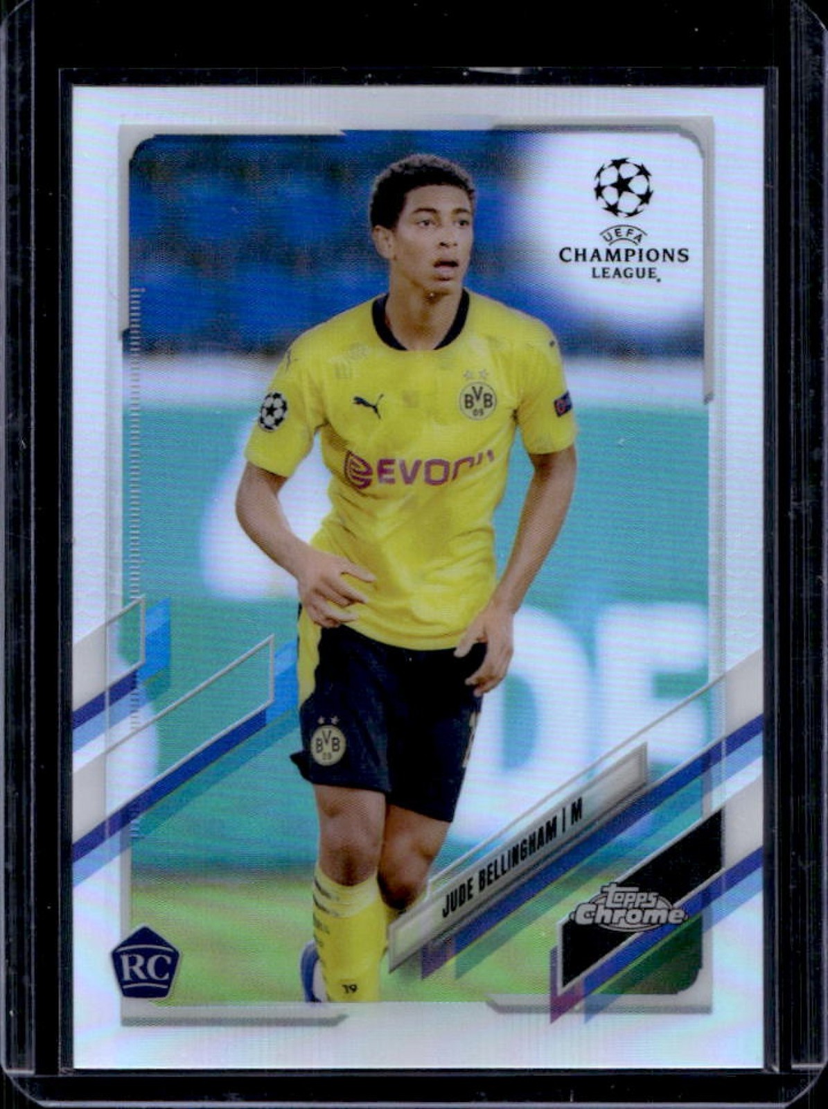 2020-21 Topps Chrome UEFA Jude Bellingham RC Refractor Rookie #68 Dortmund