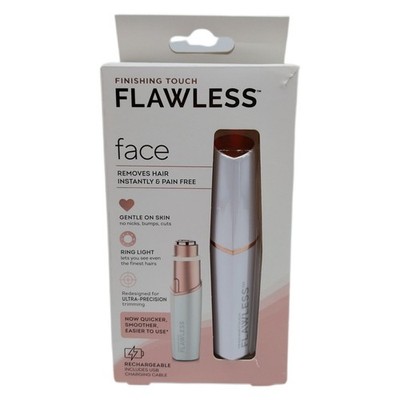 Finishing Touch Flawless Face, Wiederaufladbarer Damenrasierer mit hypoallergene