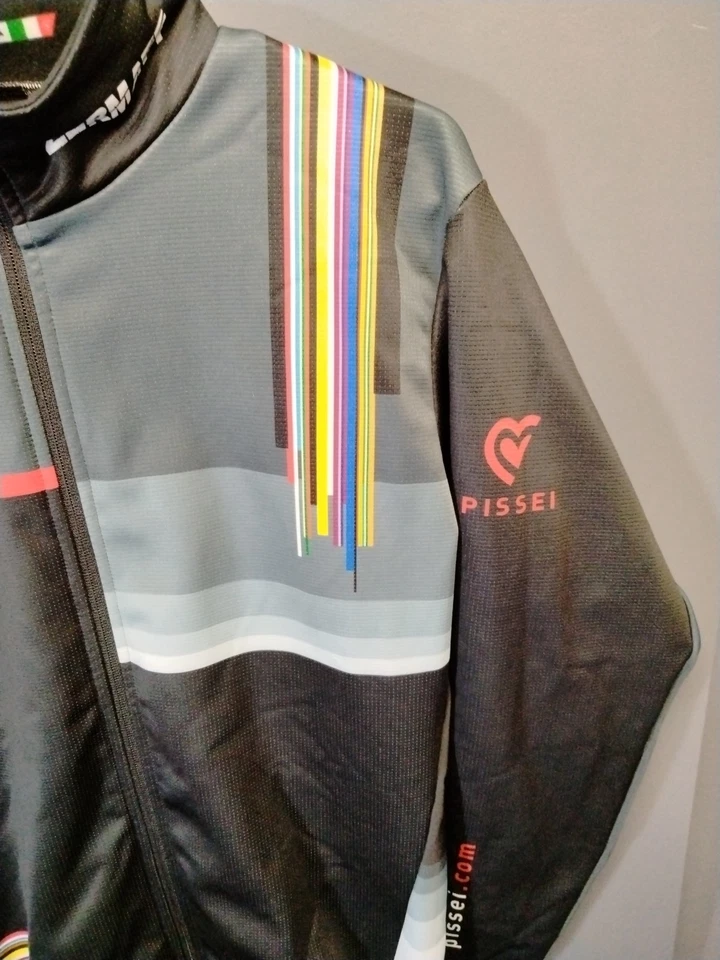 Pissei Cycling Full Zip Over Jacket Black  Long Sleeve XL/5 Women's  - Image 3 of 4