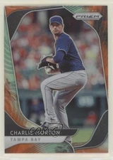 2020 Panini Prizm Tier III Mega Box Cosmic Haze Prizm Charlie Morton #217 h3a