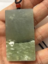 Rare Crystal agate “Orinoco Flow”rock necklace best gift from gobi desert 5.7cm