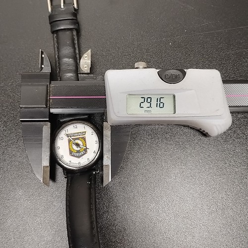 Reloj de cuarzo BULOVA "Acero" acero inoxidable 29 mm con correa de cuero negro - Imagen 9 de 14