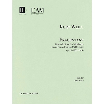 Universal Edition Frauentanz, Op. 10 (Seven Poems from the Middle Ages)
