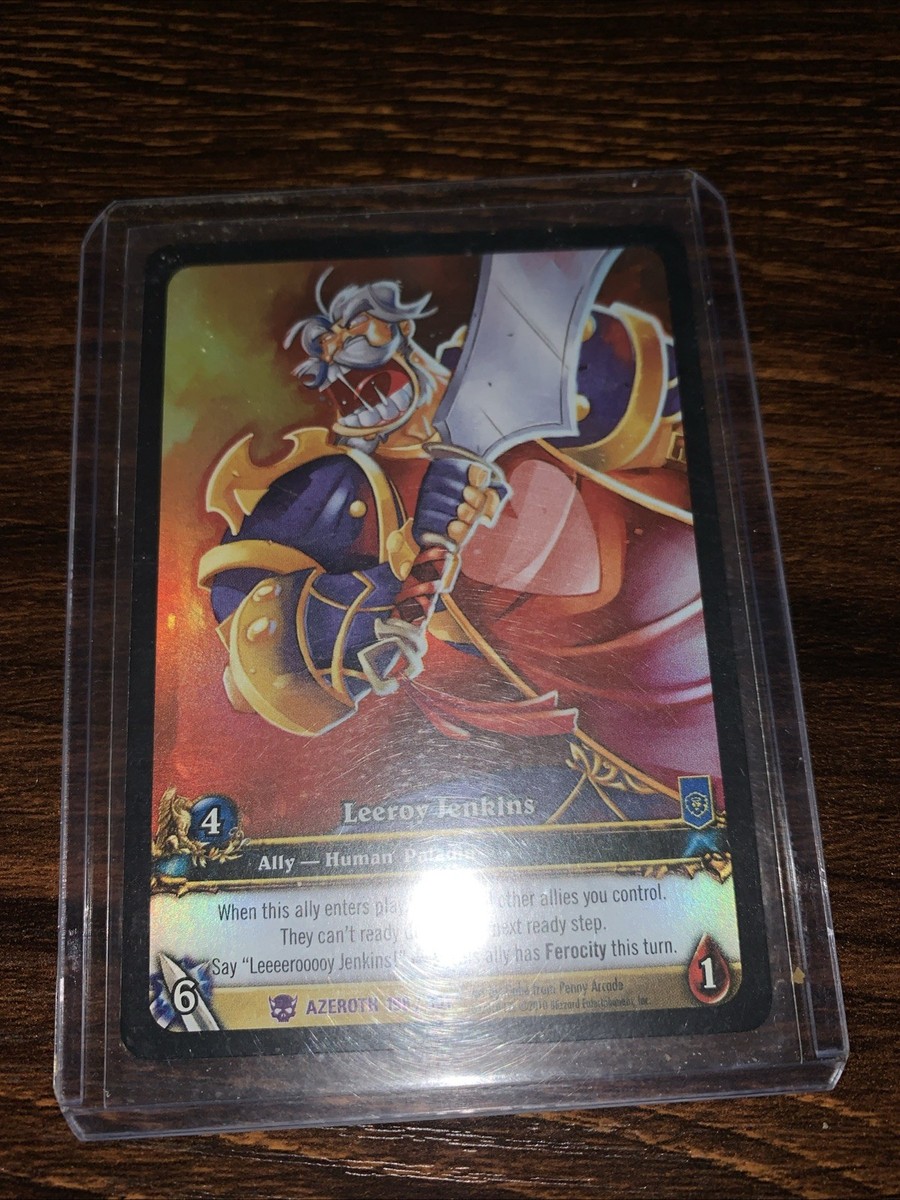 Leeroy Jenkins EA FOIL World Of Warcraft Great Gift | eBay