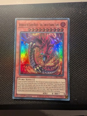 Inferno of the Sacred Beasts Uria, Lord of Searing Flames Super Rare, 1 Edeti,Nn