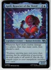 April, Reporter of the Weird 0030 Teenage Mutant Ninja Turtles MTG Foil NM