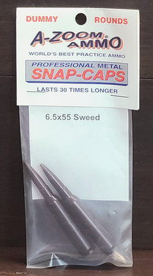 Pachmayr A-Zoom Metal Snap Caps 6.5x55 Swed 2 Pack 12251