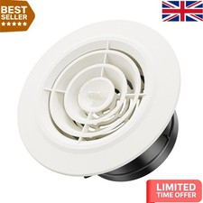 Sleek 4-Inch Closeable Air Vent with Flyscreen Mesh - Ideal for Homes & Offices