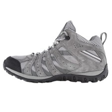Columbia Redmond III Mid Waterproof Hiking Shoes Gray Womens Size US7 UK5 EU38