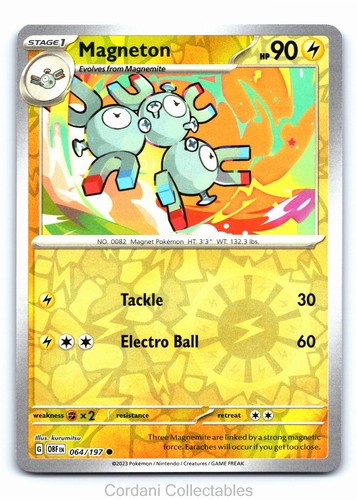 Obsidian Flames - Reverse Holo Pokemon Cards - Choose your own! - Picture 61 of 177