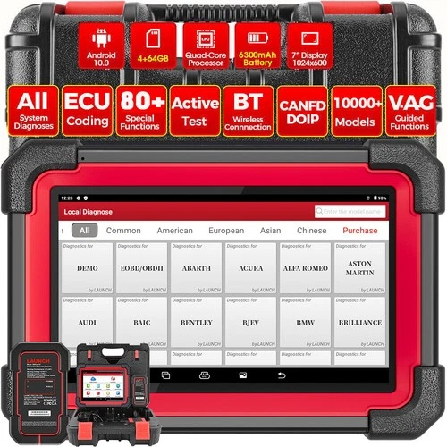 2025 LAUNCH X431 CRP919X BT KFZ OBD2 Diagnosegerät ALLE System ECU Coding DE - Bild 1 von 16