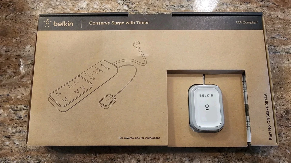 Belkin CNS08-T-06TAA Conserve Surge With Timer Genuine - Image 2 of 3