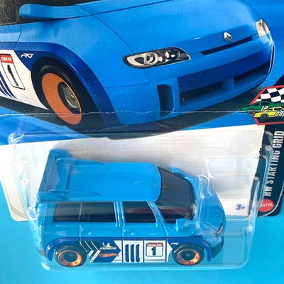 HOT WHEELS 2026 RENAULT ESPACE F1 BLUE 99/250 JJJ60 HW STARTING