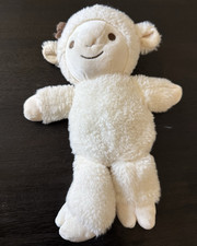 White Beige Sheep Lamb Small Plush Stuffed Animal Toy 6-14 in 12 Months Under