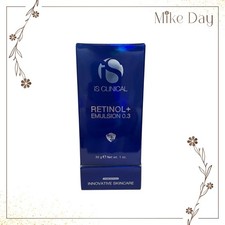 iS Clinical Retinol Emulsion 0.3 30g 1oz Anti-Aging Serum New in Box -Exp 05/28