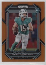 2022 Panini Prizm Rookies Orange Prizm 72/249 Skylar Thompson #354 0e9i