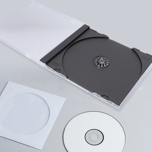 10 Pcs Plastic CD Disc Box Organizer Display Cases Clear Jewel Covers - 第 11/12 張圖片