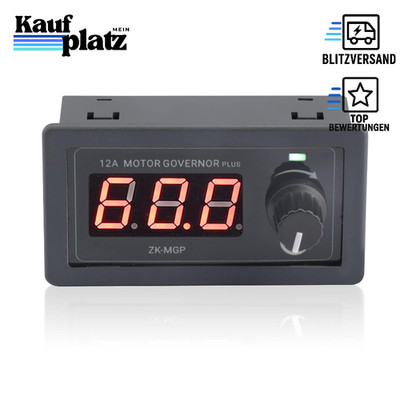 Drehzahlregler PWM 5V-30V 12A 360W Einstellbar für DC Motor Geschwindigkeit