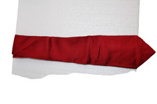 Bullock & Jones Vintage Red Woven Silk Geometric Mens Tie Made in USA