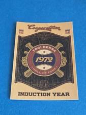 YOGI BERRA 2012 PANINI COOPERSTOWN HOF INDUCTION YEAR 1972 INSERT CARD #12