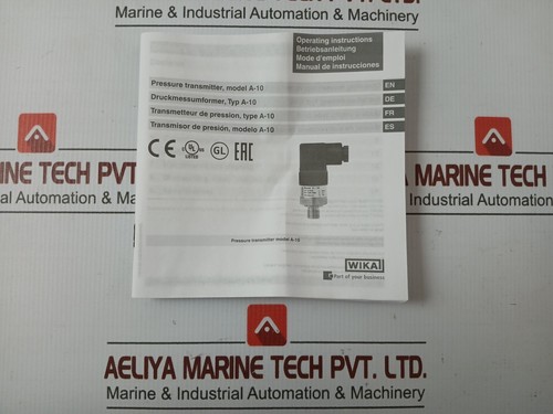 Alimentatore trasmettitore sensore pressione WIKA A-10 - 8-30V 25MA - Foto 2 di 14