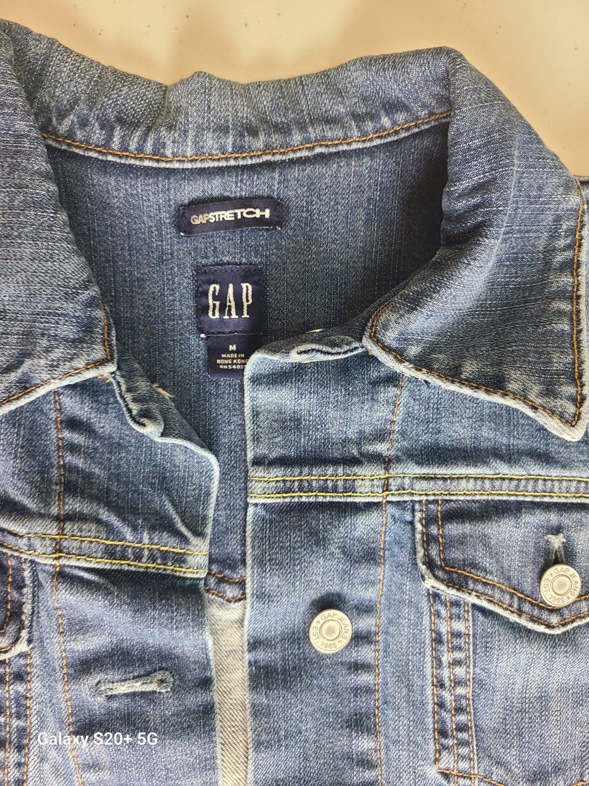 Gap Blue Jacket Collared Button Pockets Long Slee… - image 7