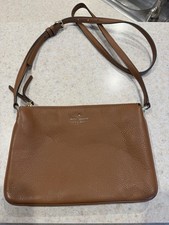 Kate Spade Medium Leather Crossbody Shoulder Bag Camel Perfect Condition