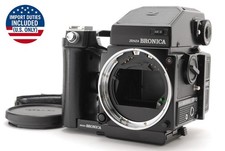 【N COMME NEUF】 Zenza Bronica ETR Si Film Camera AE Finder II 120 film back...