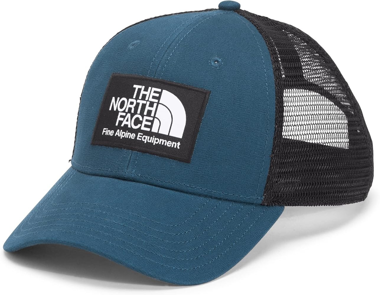 The North Face Mudder Trucker Hat Monterey Blue Classic Fit Unisex One Size