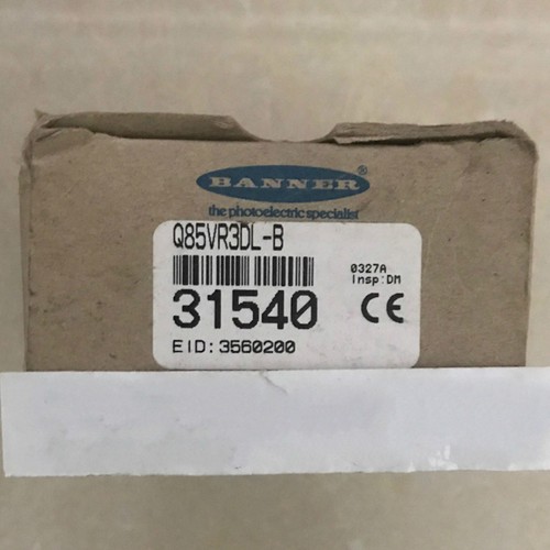 Sensor fotoeléctrico difuso Q85VR3DLT9 BANNER Sensor fotoeléctrico difuso Q85VR3DLT9 BANNER