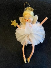 RARE 1960s VNT Ballerina Angel Ornament Hand ...