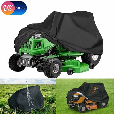 #ad Riding Lawn Tractor Mower Cover Waterproof UV All Weather Heavy Duty Protection $19.00