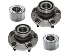 Front and Rear Wheel Hub and Bearing Kit For 1993-2002 Mazda 626 1995 WB816JZ