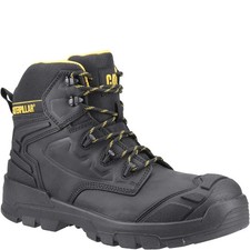 Image of CAT Striver XL 6 Waterproof Safety Work Boots Black Mens Steel Toe Cap Size 6-13